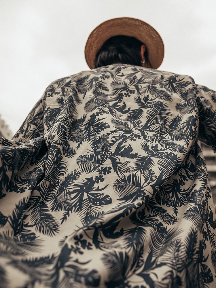 เสื้อเชิ้ตฮาวายแฟชั่นสำหรับผู้ - Vintage Hawaiian Floral Shirt บทวิจารณ์และราคา