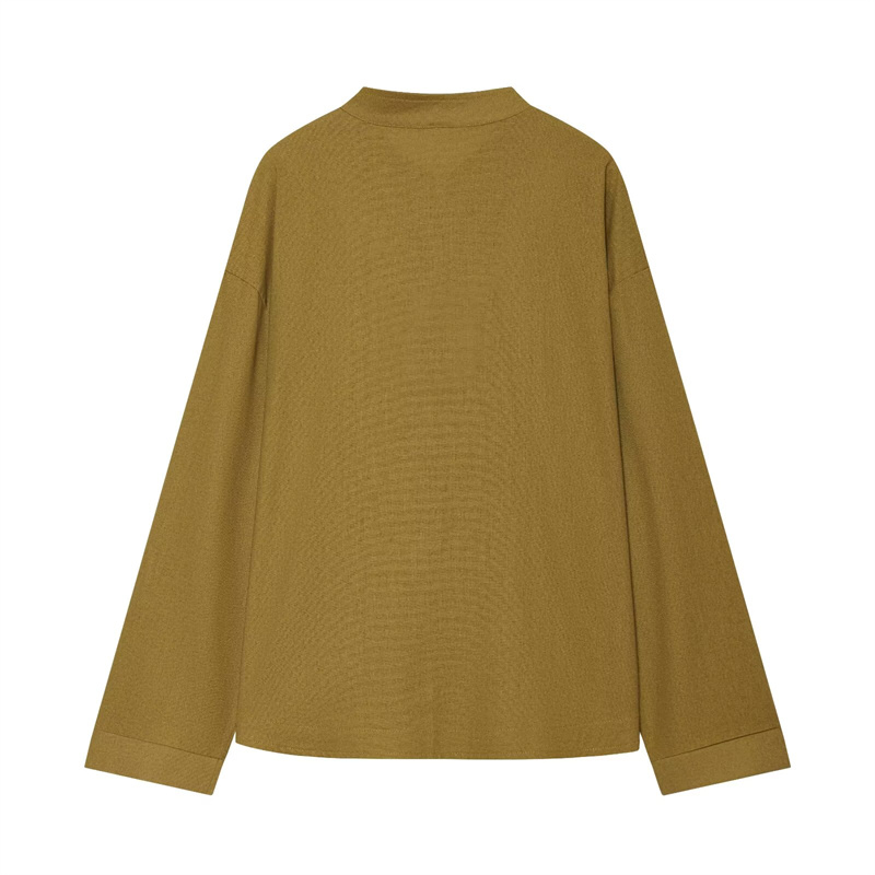 เสื้อเชิ้ตผู้หญิง Guobioziy รุ - Mens Linen Shirt Long Sleeve บทวิจารณ์และราคา